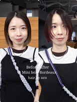 ニーィ バイ カータ(Niii by CARTA)&nbsp;Minibob×Bordeaux color