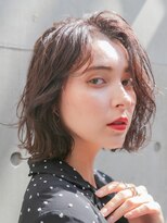 大人かわいい前髪×ココアブラウン
