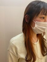 テトラ バイ ネオリーブ 横浜西口店(tetra by neolive)&nbsp;イヤリングカラー☆オレンジブラウン