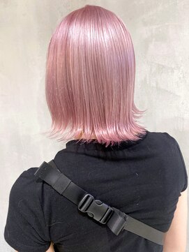 アルバム 渋谷パルコ(ALBUM) ホワイトピンク_グレージュカラーボブウルフ_ba355911