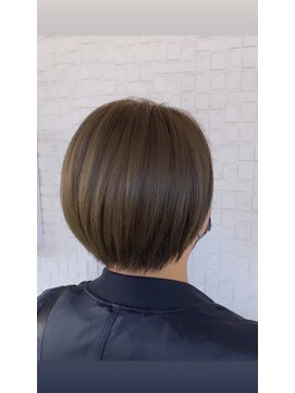 テラスヘア 新潟駅南(TERRACE hair) 艶髪ショートオリーブ