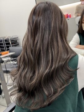 ジルブラン(JIL BLAN) ハイライトバレイヤージュダブルカラー20代30代40代グレージュ