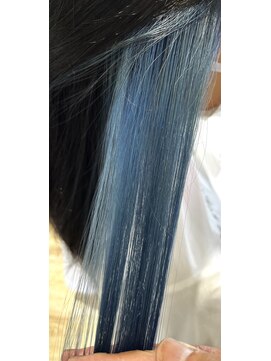 ラバフロー 小野原店(LAVA FLOW) インナーカラー（ペールブルー水色）