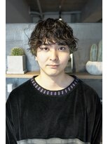 無造作スパイラルパーマのグランジウルフ　1 【影山】