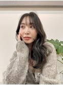 ★ 顔まわりレイヤー20代30代ピンクベージュロングレイヤー
