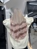 カラー&最高級プレミアムシールエクステ へそ下60cm（50本）￥37950