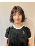 Beforeあり/金沢/TAP/ピンクベージュ/ボブパーマ/ゆるめパーマ