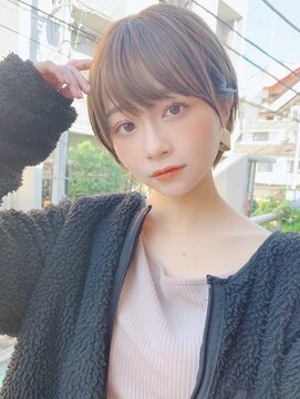 ロシェ 横浜店(loche) ウェットヘアオリーブベージュ×ショートボブダブルカラー×横浜