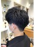 【土日祝限定】メンズフルカラー+カット+眉カット　7650→7000