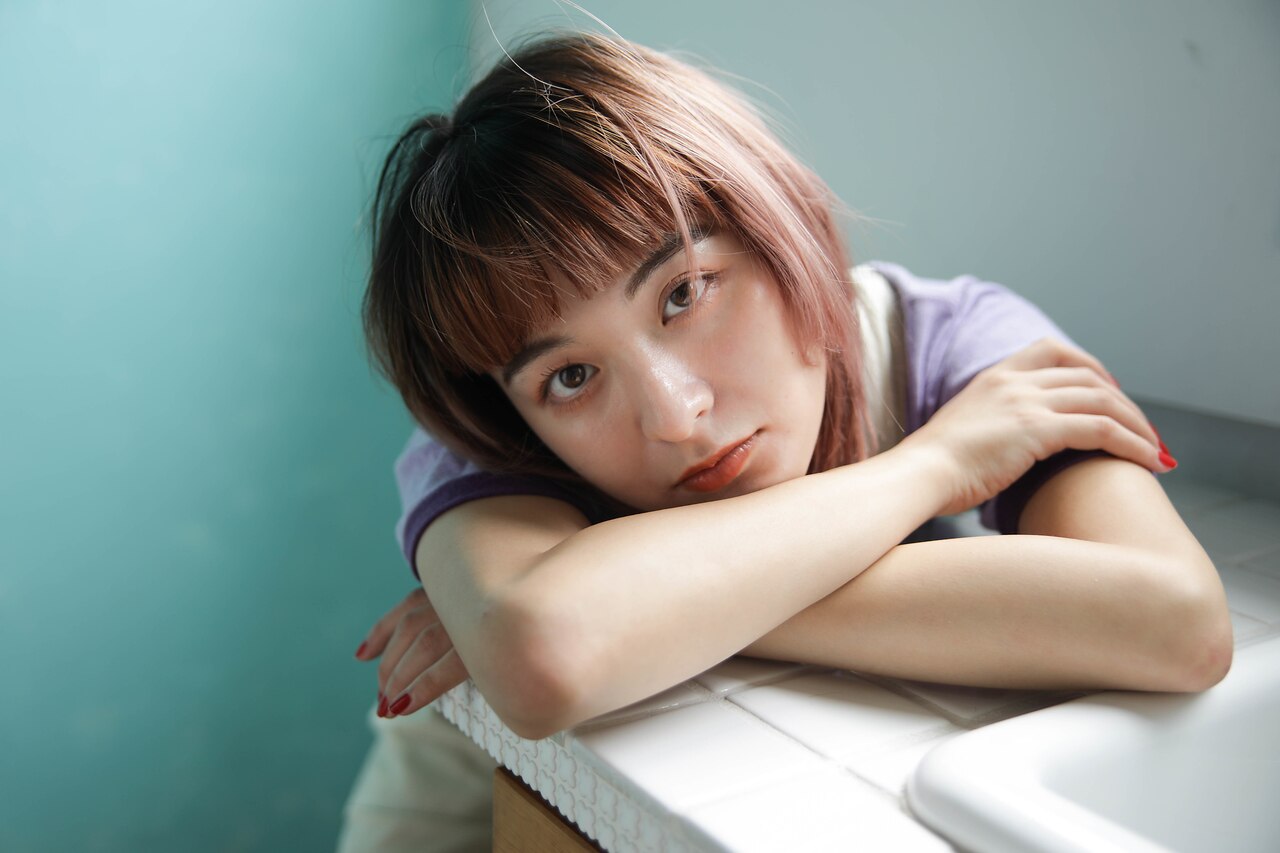 【4月限定☆】春の透明感カラー+小顔カット　￥11,550→￥4,950