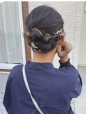 シニヨンアレンジ