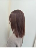 1回ブリーチで作る柔らかグレージュ！