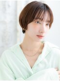 武蔵小杉/髪質改善/マロンベージュ×小顔マッシュショートb