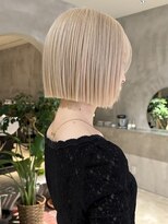 ハウ 心斎橋(how)&nbsp;透明感抜群♪ダブルカラーブリーチミルクティーベージュ