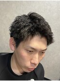 スパイキーショートパーマ