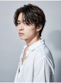 メンズ/黒髪/ダークブラウン/髪質改善カラー