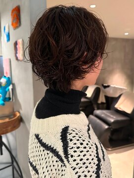 ハウ 心斎橋(how) 30代40代ふんわりパーマアッシュベージュナチュラル透明感