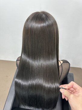 エトバイイオエ(et by ioe) 前髪/アンブレラカラー/こなれミディ/髪質改善/縮毛矯正