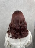 ブリーチなしピンクベージュカラー♪♪
