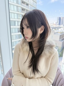 マリアバイアフロート(Maria by AFLOAT) くびれハイレイヤー　ハッシュカット　long hair