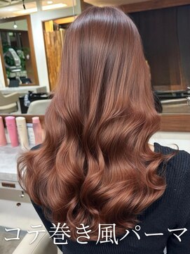 アミー 銀座(Ammy) パーマ#パーマスタイル#コテ巻き風パーマ#レイヤーカット