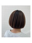 切りっぱなしボブ