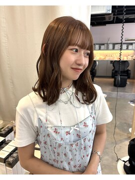 アマーク(a mark) 【小川 結女花】ブリーチなしベージュ