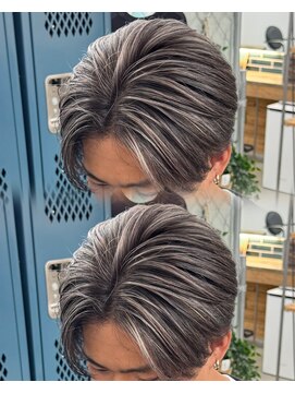 ステラ(STELLA) センターパート/メンズハイライト/メンズ/バレイヤージュ