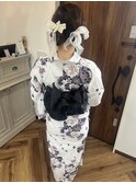 浴衣ヘアアレンジ