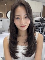 エレメント 五反田店(EREMENT)&nbsp;ハイライトカラーミルクティーベージュレイヤーカット