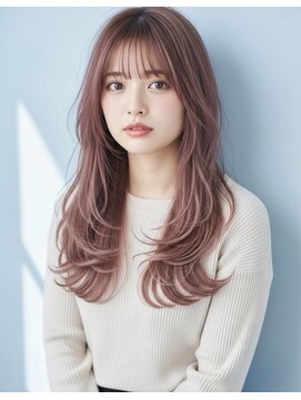 アイニ 大阪上本町店(aini) アディクシー/ブリーチなし/透明感/ツヤ/ピンクベージュ