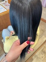 ジル フラン 吉田店(JILL franc)&nbsp;ブルーブラック12/24透明感カラー黒髪