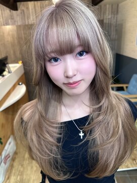 スカイ(SKY) 透明感カラー/髪質改善/縮毛矯正/韓国風レイヤーカット