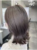 くすみベージュ くびれボブ 髪質改善トリートメント 奈良 橿原