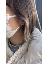 ヘア ロビー(hair Lobby)&nbsp;さりげないインナーカラー