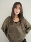  "NORME人気no.1" ロングレイヤー×アッシュグレージュカラー