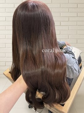 ヘアリゾート エーアイ 川越店(hair resort Ai) コーラルピンク/ピンクカラー/ピンク