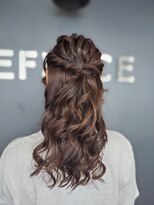 エファッセ 行田店(efface) ハーフアップ