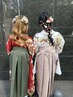 9～12月限定【ペア割り】2027年卒業式袴お着付けヘアセット　￥32000→27500