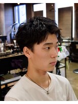 ワンワンオー バーバーショップ 博多店(@110 BARBER SHOP)&nbsp;ツーブロックショートカルマヘアスリックバックジェットフェード
