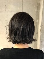 オッソ(OSSO)&nbsp;グレーハイライト_毛先パーマことりベージュ