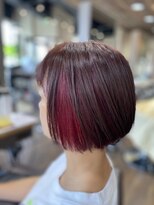 コンテナ ヘアーアンドリラックス(CONTENA Hair&Relax)&nbsp;インナーカラー×ワンレッド