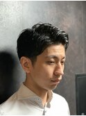 20代30代40代ツーブロック×七三スタイル