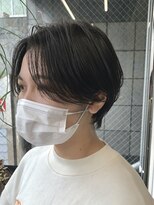 ペイププロドアイコン 博多(Peyp prod ICON)&nbsp;博多　かきあげ前髪でオリーブアッシュ