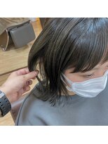 ルシード スタイル レクラ 栄生店(L'UCIDO STYLE L'eclat) 重くならない透け感グレー