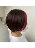フェイスフレーミング レッドピンク♪