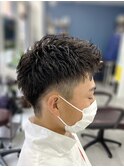 ショートアップバング/刈り上げ