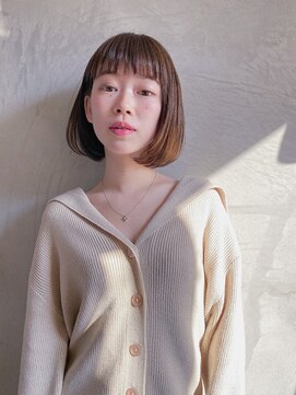ベル 新宿(Belle) 必ず小顔になれる?シースルーボブ*【新宿】