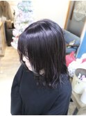 光に当たってほわっと『パープルブラック』