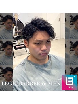 レジット メンズ ヘアサロン(LEGIT MEN's HAIR SALON) 七三分けアップバング
